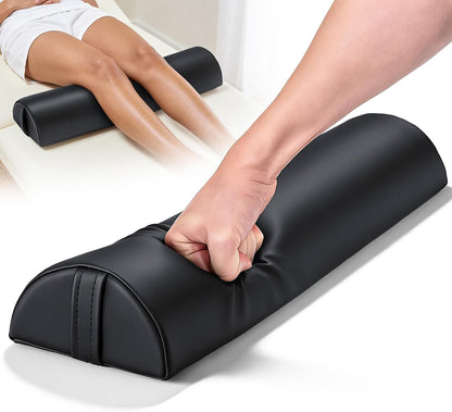 Half Moon Bolster Pillow for Leg, 21 x 6 x 3 in Knee Support Pillow Pad