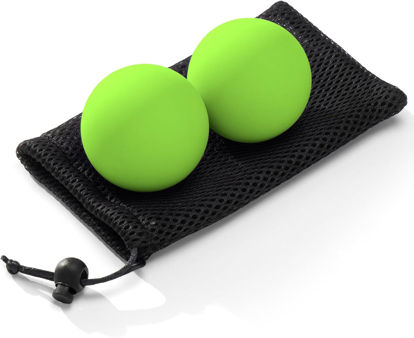 SUBCULTUREPICK Massage Lacrosse Balls for Myofascial Release,Yoga Deep Tissue Massage,Trigger Point Therapy and Foot Plantar Fasciitis,Muscle Soreness Massager Ball (2 Packs) (Black)