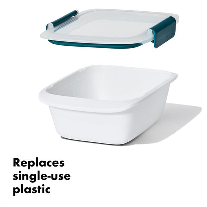 OXO Good Grips Prep and Go Container With Colander - Ocean Blue