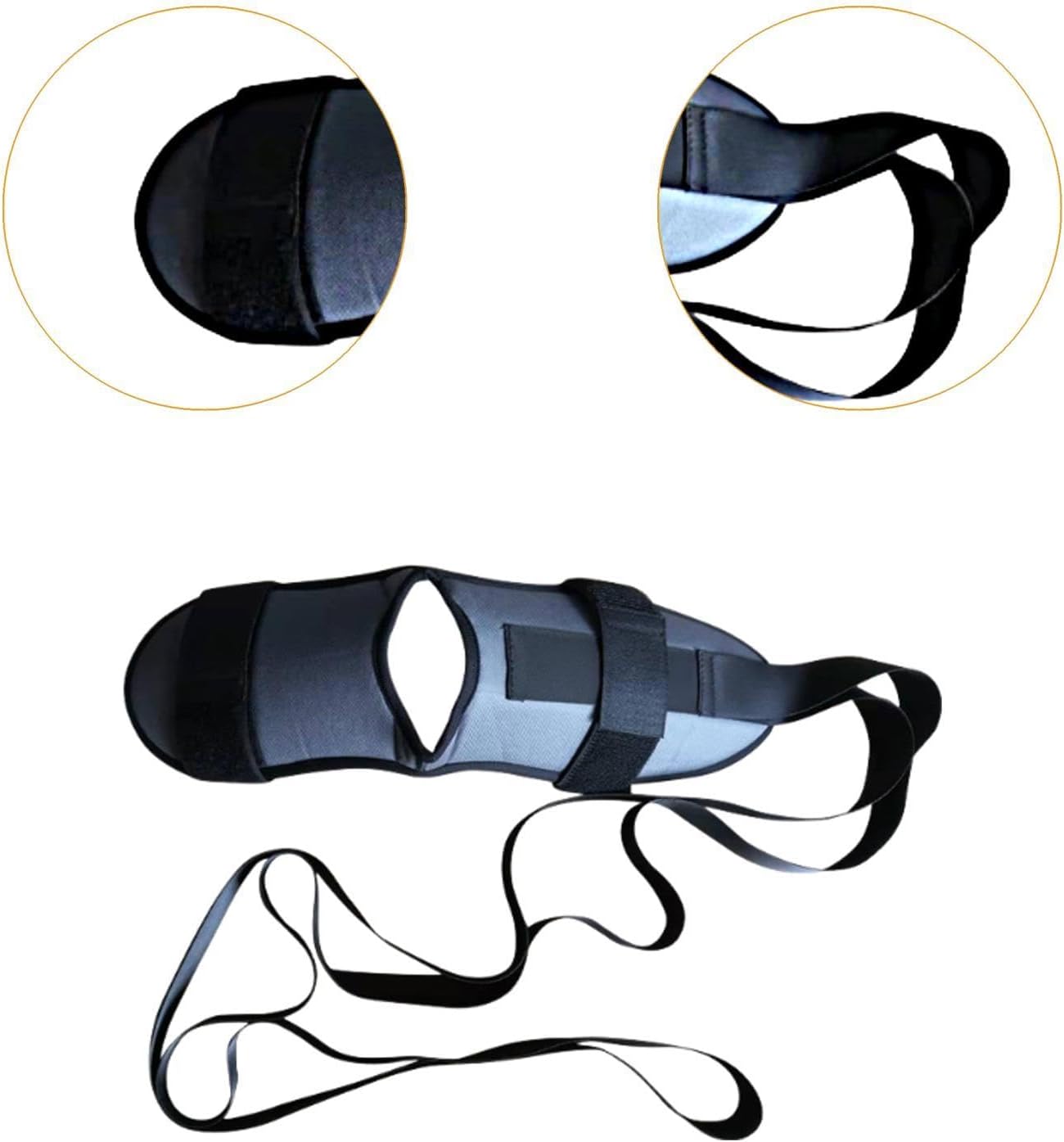 Stretching Strap with Loops Foot Calf Stretcher Pilates Leg Stretcher Exercise Band Cloth Suitable for Warm Ups Ballet