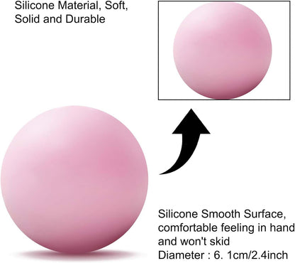 WOVTE Massage Lacrosse Ball Therapy for Sore Muscles Myofascial Release | Shoulders, Neck, Back, Foot, Body, Deep Tissue, Trigger Point, Muscle Knots, Yoga
