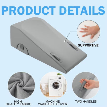 ROYALAY Knee Replacement Pillow, Leg Pillow for Knee Surgery Recovery with Different Height, Leg Surgery Recovery Equipment for Hip Foot Ankle, Double
