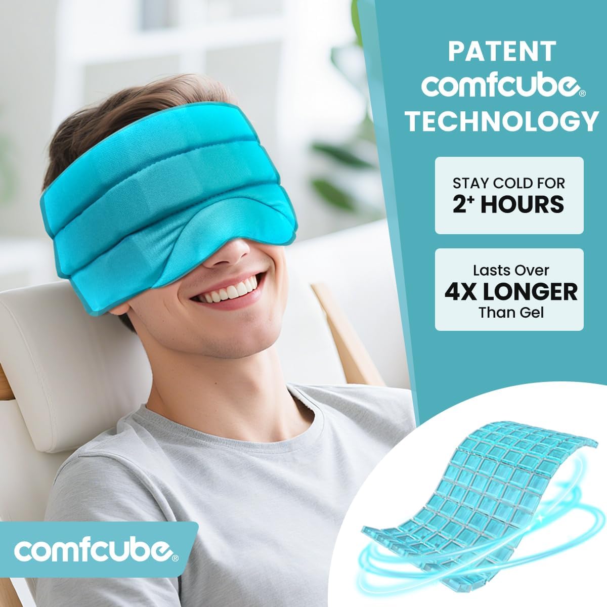 Neck Ice Pack Wrap for Cervical Pain, 2 Hours Long Lasting Cold | Ice Pack for Neck Shoulders Cooling, FSA Eligible, Flexible Cold Pack for Hot Weather, Hot Flashes, Surgery, Swelling