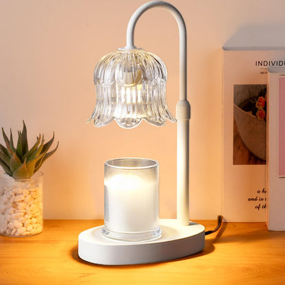 Candle Warmer Lamp Electric Timer - Flower Home Decor Women Birthday Gifts