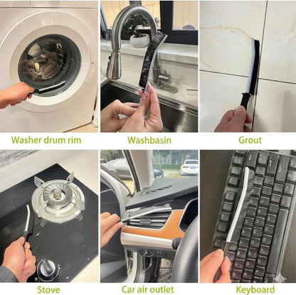 8 Pack Multi-Purpose Washing Machine & Dryer Vent Cleaning Kit | Dryer Lint Cleaner, Grout, Crevice & Lint Trap Cleaning Tools, Long Handle Laundry Brushes, For All Washers, Flexible