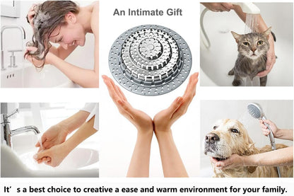 XAJOON Bathtub Drain Hair Catcher，Bathtub Protector Suitable for Bathroom Bathtub, Pop-Up Drains. (Patented Product)