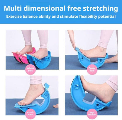 Foot & Calf Stretcher, Premium Foot Stretcher for Plantar Fasciitis, Achilles Tendonitis Relief, Foot Rocker with Durable, Slip-Resistant Design, Stretch Guide for Effective Leg Flexibility