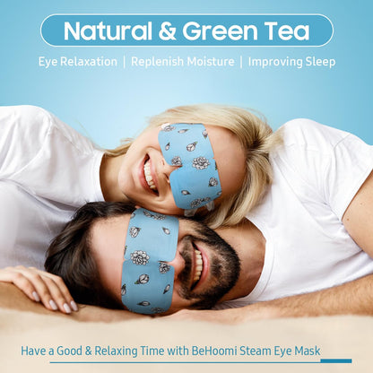 BeHoomi 30Packs Steam Eye Mask, Heated Eye Mask for Dry Eyes, Chamomile