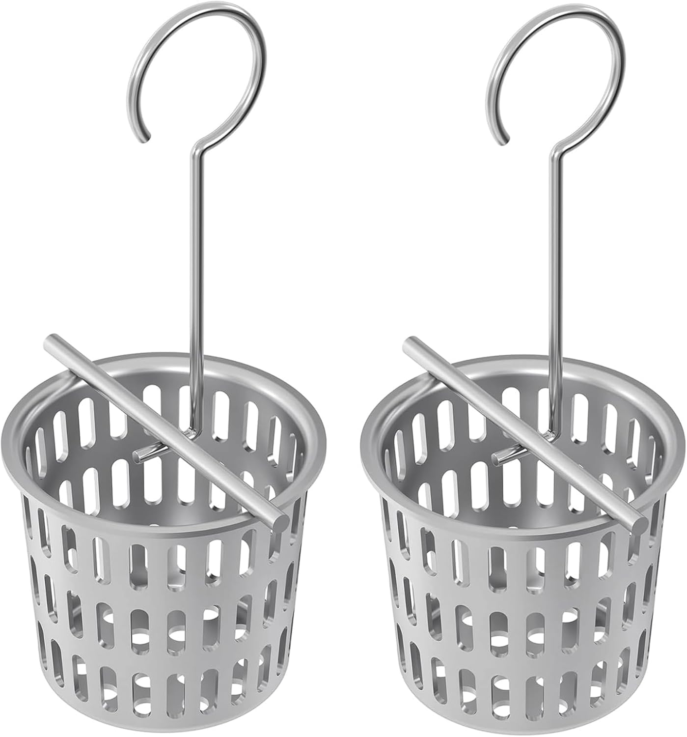 Neodrain Shower Drain Hair Catcher, 2-Pack,Only Fit Neodrain Shower Drain | 304 Stainless Steel Hair & Debris Strainer with Lifting Hook,Filter Basket for Bath Drains,Reusable Trap for Clog-Free Drains