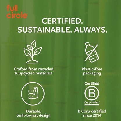 Full Circle Every-Crevice Detail Brush for Grout, White | Tough bristles & a sustainable bamboo handle reach deep into crevices, showers & grout