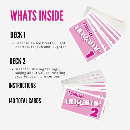 Pocket UNGAME - Seniors Edition - Non-Competitive Card Game for Seniors to Discuss, Share Values & self Express - Take a Walk Down Memory Lane - Age 55+