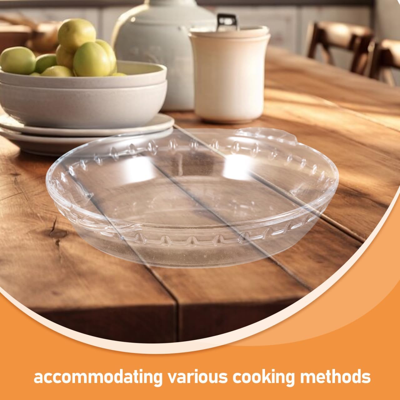 Glass Microwave Splatter Cover 8.93 Inch Vented Heat Resistant Lid Food Protector for Microwave Oven Dishwasher Safe Food Cover and Steam Bowl Lid