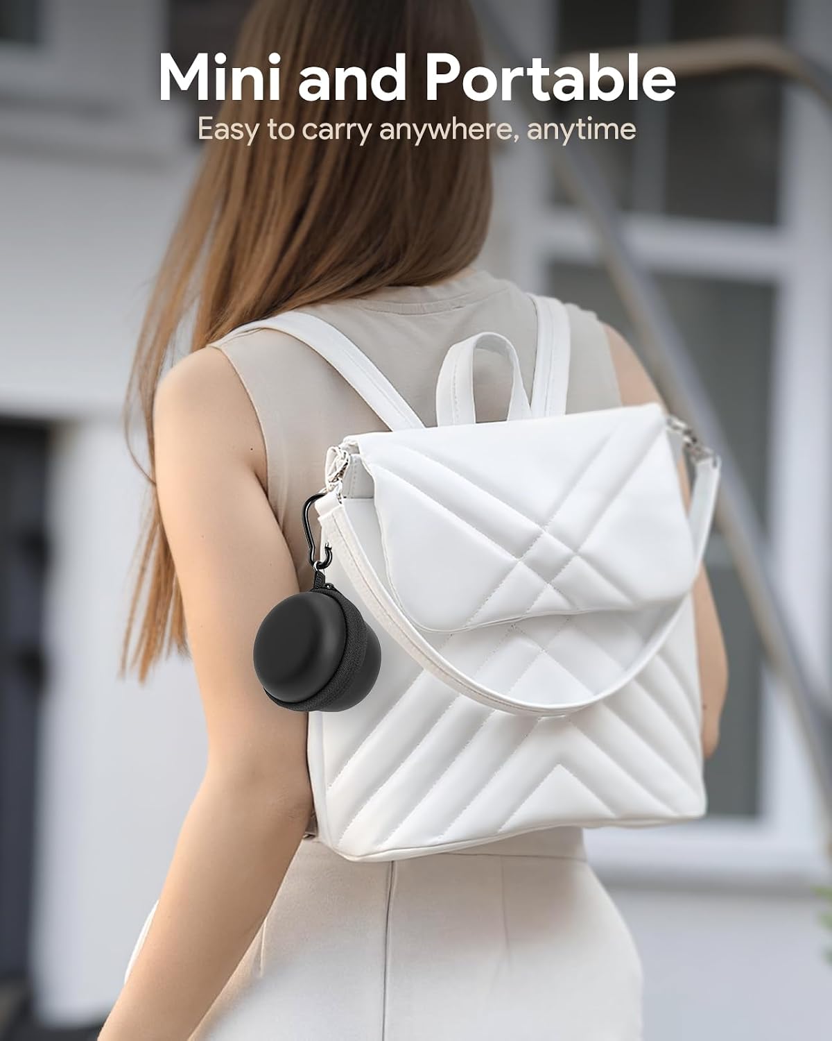 Carrying Case for Babelio White Noise Machine, Compact Travel Storage Bag | Mini Sound Machine Protective Case, Scratches Shockproof Waterproof, Only Case