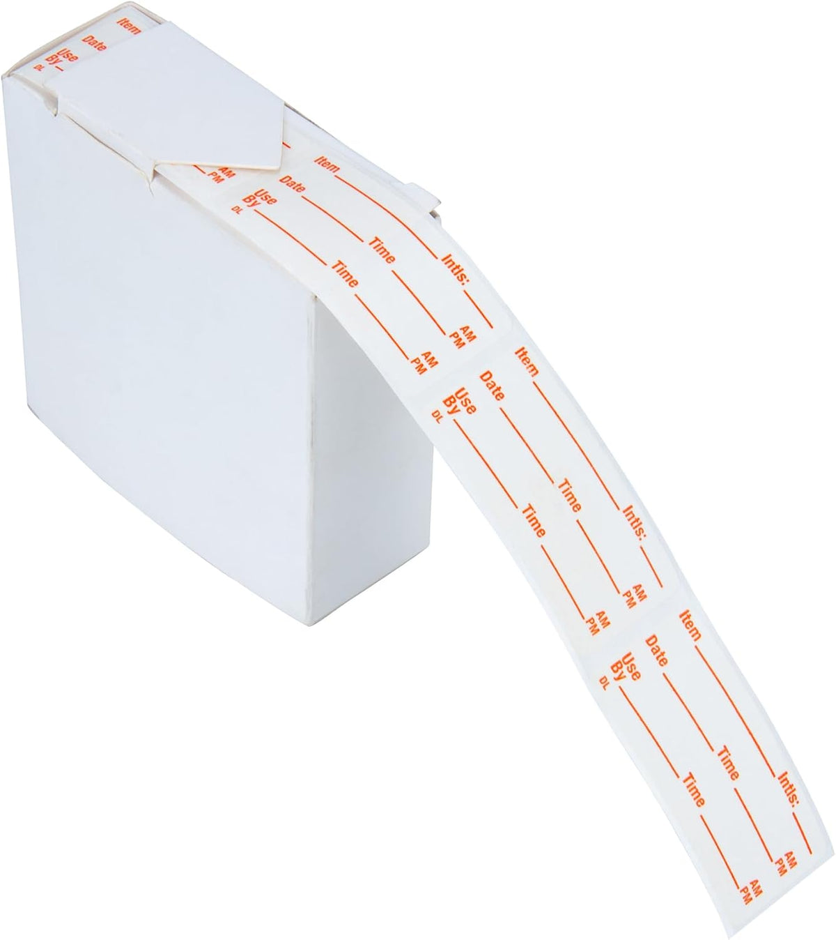 L LIKED 500 Stickers Use by 1 x 2 Inch Dissolvable Food Storage Labels for Containers