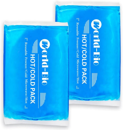 Reusable Ice Gel Pack for Injuries, Soft Cold Pack Ice Wrap Hot Cold Compress Alleviate Inflammation Joint Pain Muscle Soreness, Flexible & Adjustable for Shoulder Elbow Foot Ankle Knee Wrist Leg Neck