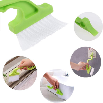 8 Pcs Hand-held Groove Gap Cleaning Tools,Door Window Track Cleaning Tools Groove Corner Crevice Cleaning Brushes for Sliding Door/Tile Lines/Shutter/Car Vents/Air Conditioner/Keyboard