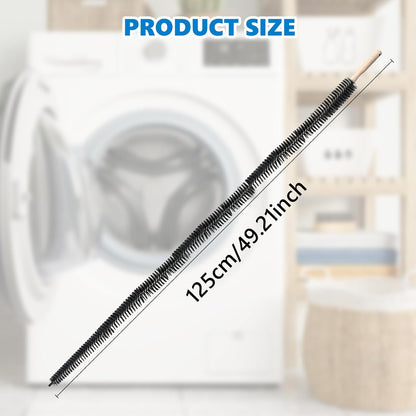 Full-Bristle Dryer Vent Cleaner Brush, Dryer Lint Brush and Lint Removal Tool for Trap and Duct, 27.95 Inches, Flexible for Deep Cleaning to Remove Pet Hair & Lint and Improve Efficiency