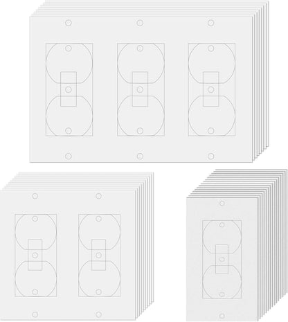 35Pcs Electrical Outlet Insulation Pads，Outlet Insulation And Draft Sealers Foam Outlet Gaskets Insulated Outlet Covers Light Switch Insulation Pads Weatherproof Energy Saving For Switch