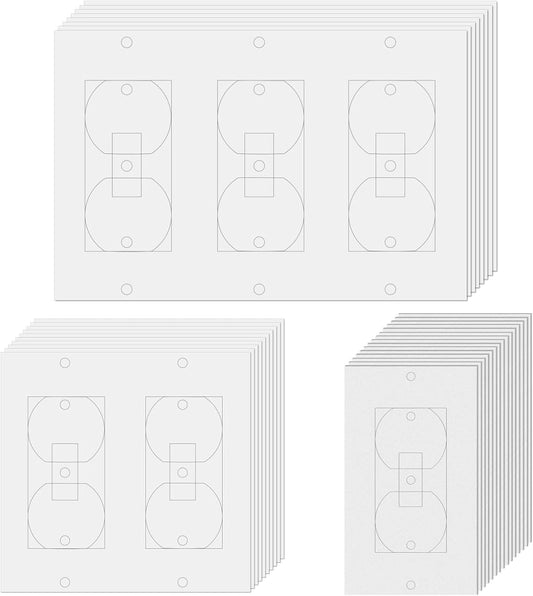 35Pcs Electrical Outlet Insulation Pads，Outlet Insulation And Draft Sealers Foam Outlet Gaskets Insulated Outlet Covers Light Switch Insulation Pads Weatherproof Energy Saving For Switch