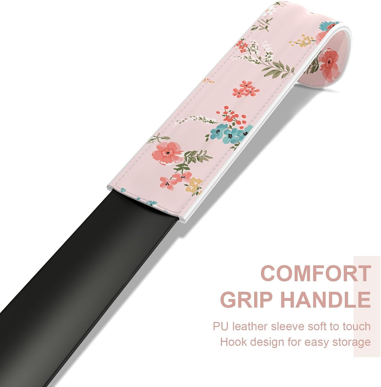 16.5 Inch Long Handle Shoe Horn for Seniors Men Women Kids, Metal Shoe Horns for Boots