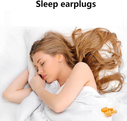 Earplugs for Sleeping Noise Cancelling, 8Pairs Reusable Ear Plugs