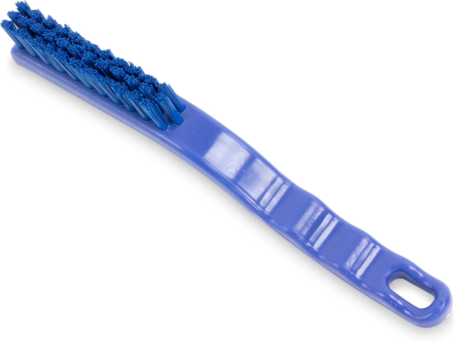 SPARTA Grout Brush with Stiff Nylon Bristles, 8 Inch, White | Flo-Pac, Stiff Crimped Nylon Bristles, 2.75-Inch Brush Section, Narrow Crevices, BPA Free