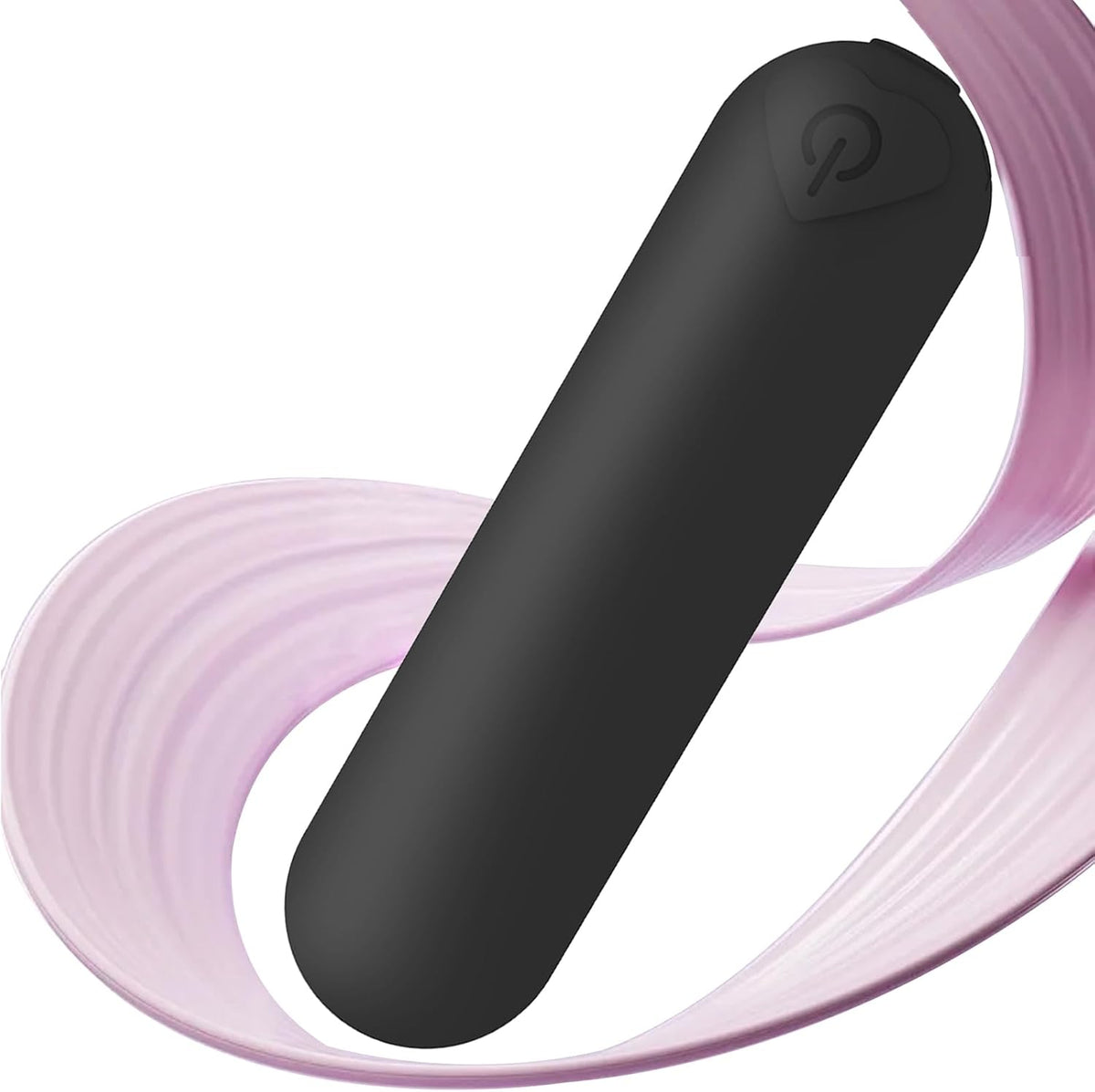 Mini Handheld Electric Back Massager Waterproof Quite Massager, Portable Massager for Back Neck Shoulder Body,Light Purple