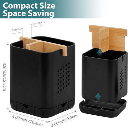 Boperzi Toothbrush Holders, Kids Toothbrush Holder with Drainage, Detachable Anti-Slip Electric Toothbrush Holder, Toothpaste Organizer Storage Caddy for Bathroom Countertop, Shower, Kitchen, Vanity
