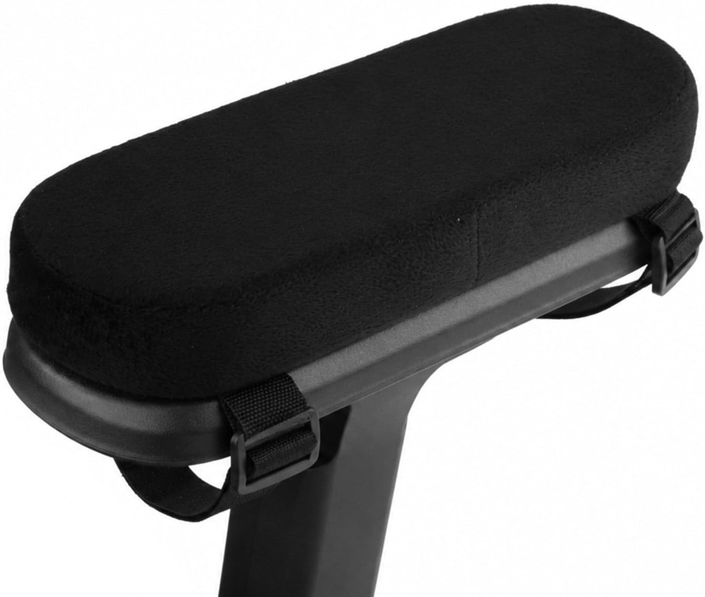 Gosknor 2pcs Office Chair Arm Pads, Memory Foam Non-Slip Armrest Cushion | Ergonomic Office Chair Arm Covers with Adjustable Buckles and Straps Forearm Support Pillow for Desk Computer & Wheelchair
