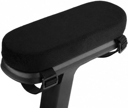 Gosknor 2pcs Office Chair Arm Pads, Memory Foam Non-Slip Armrest Cushion | Ergonomic Office Chair Arm Covers with Adjustable Buckles and Straps Forearm Support Pillow for Desk Computer & Wheelchair