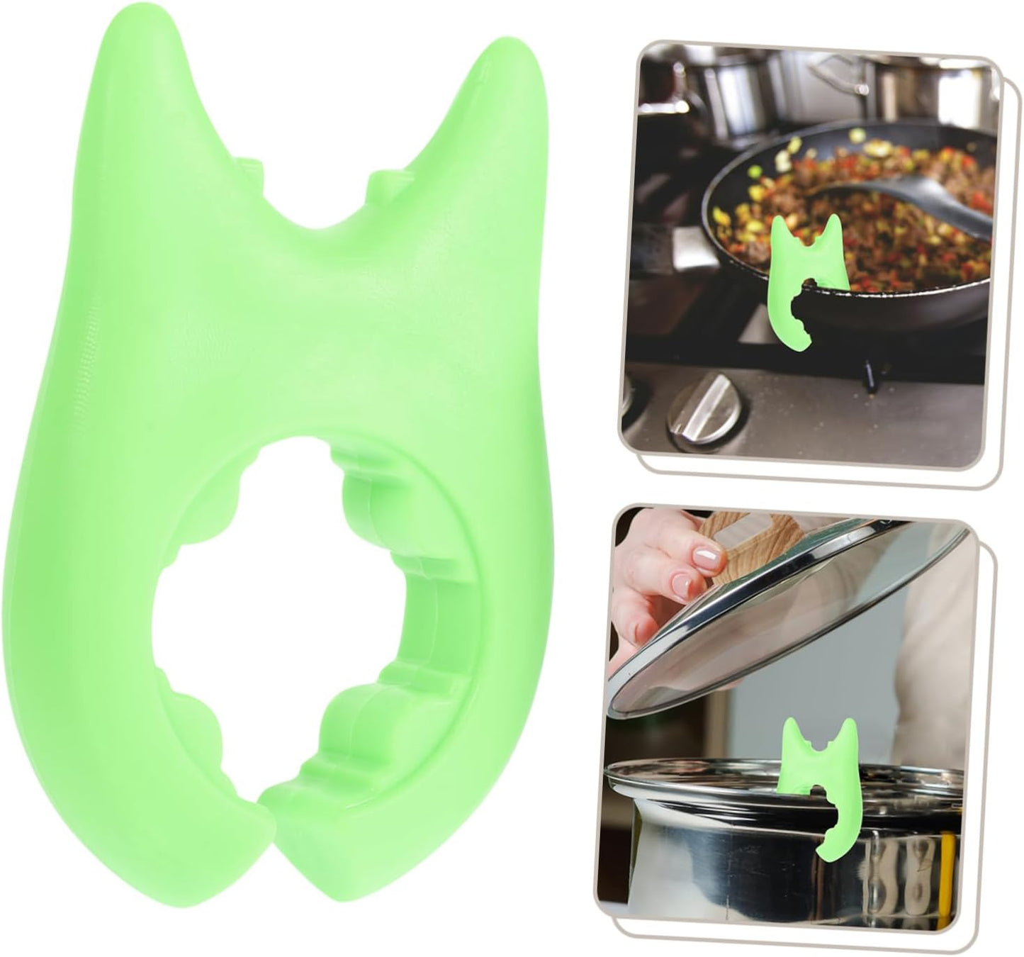 ULTECHNOVO 6pcs Spill Pot Lid Lifters Silicone Boil Stoppers for Kitchen Use Prevent Overflow and Keep Lids Elevated Easy to to Touch