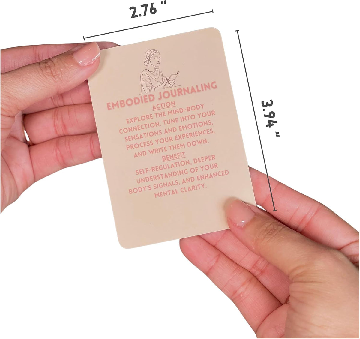40 Somatic Therapy Exercise Cards - Mindfulness and Coping Skills Cards for Anxiety and Stress Relief | Emotional Healing, Grounding and Meditation Tool for Body Awareness | Perfect Self-Care Gift