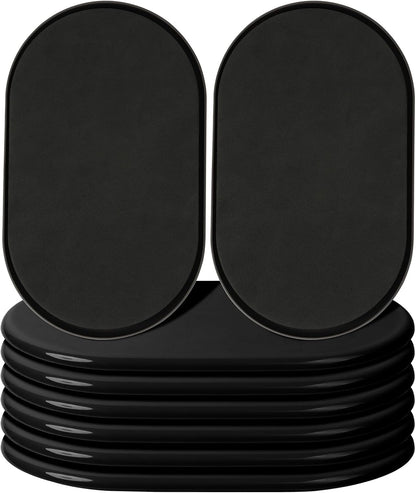 8 Pack Furniture Sliders, 9-1/2" x 5-3/4" Large Furniture Sliders for Carpeted Floors, Reusable Moving Pads Sliders for Heavy Furniture - Effortless Moving and Surface Protection