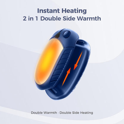 Classic Hand Warmers Rechargeable 2 Pack, AI Temperature Control Pocket Size Electric Handwarmers, Quick Charge Portable Hand Warmer Great Gift for Christmas Outdoors, Hunting, Golf, Camping