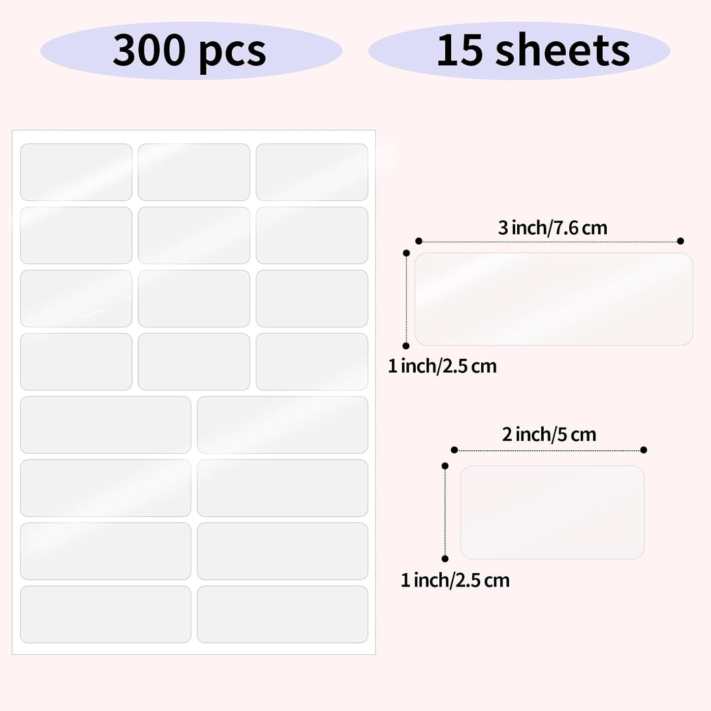 1000 Blank Removable Freezer Labels, Blank Removable Labels Water Oil Resistant with Perforation Line for Food Containers Jars Pantry Organization (Each Measures 1x 3 Inch)