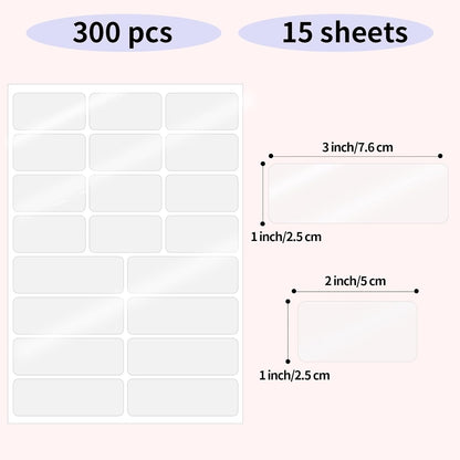 1000 Blank Removable Freezer Labels, Blank Removable Labels Water Oil Resistant with Perforation Line for Food Containers Jars Pantry Organization (Each Measures 1x 3 Inch)