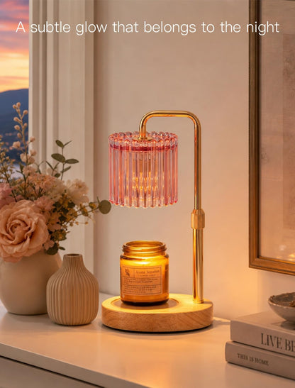 Candeldo Candle Warmer Lamp with Timer: Black Wax Melt Warmer