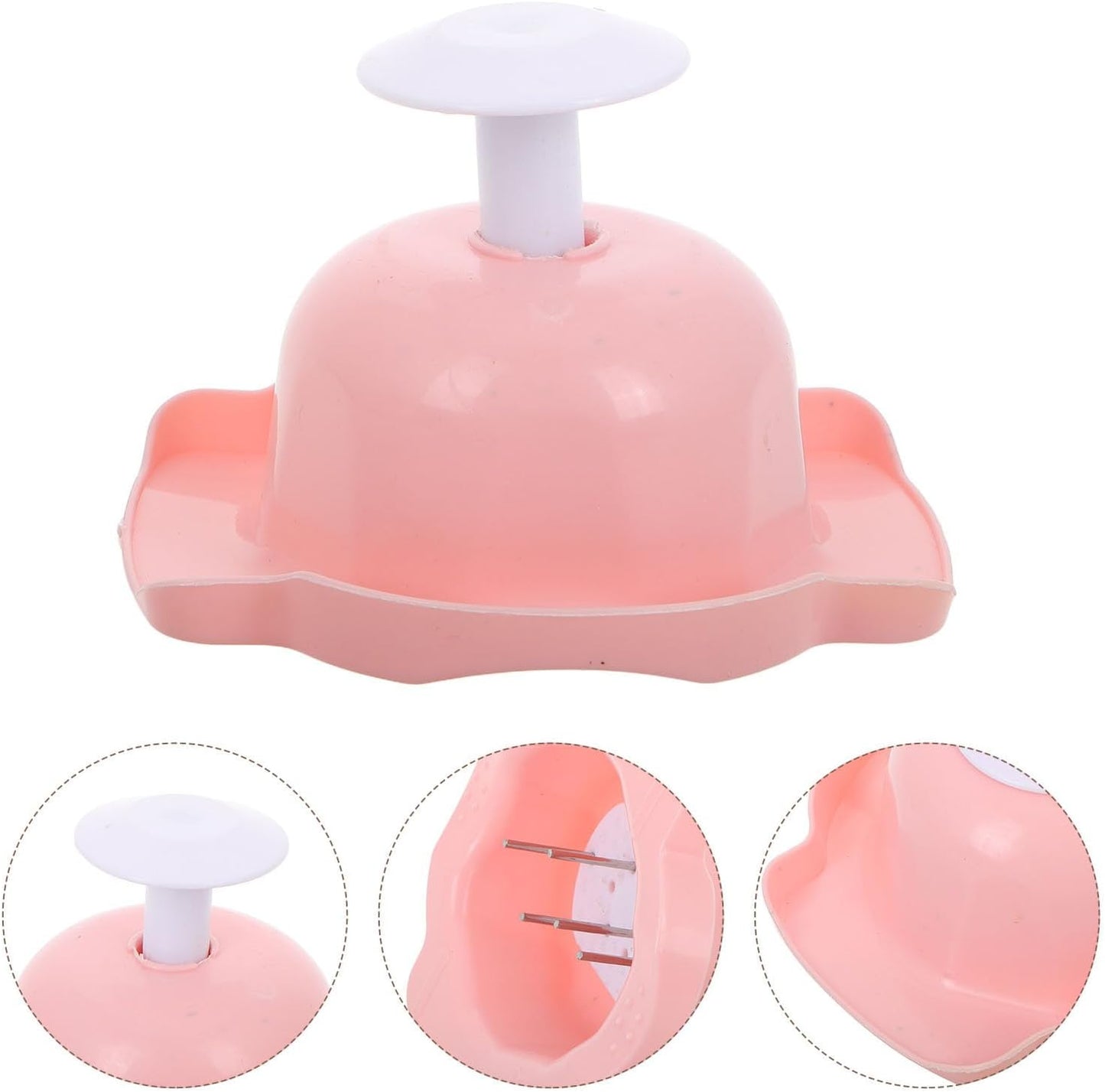 Pink Pp Grater Finger Guard for Vegetable Cutting and Slicing | Easy to Use, Comfortable Grip, Fits Most Graters, Slicers, and Peelers for Restaurants or Home Kitchens