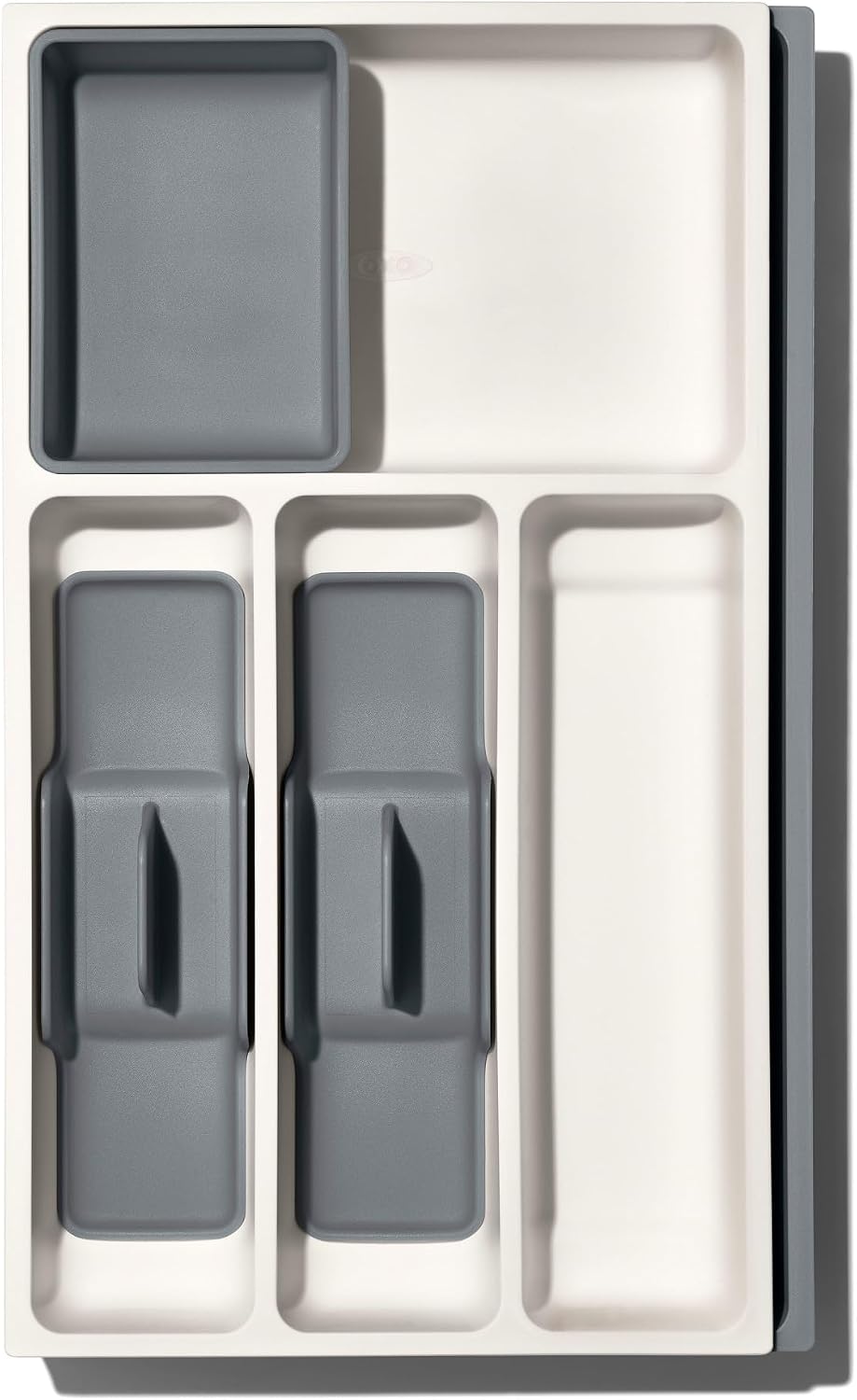 OXO Good Grips Kitchen, Compact Spice Drawer Organizer, White