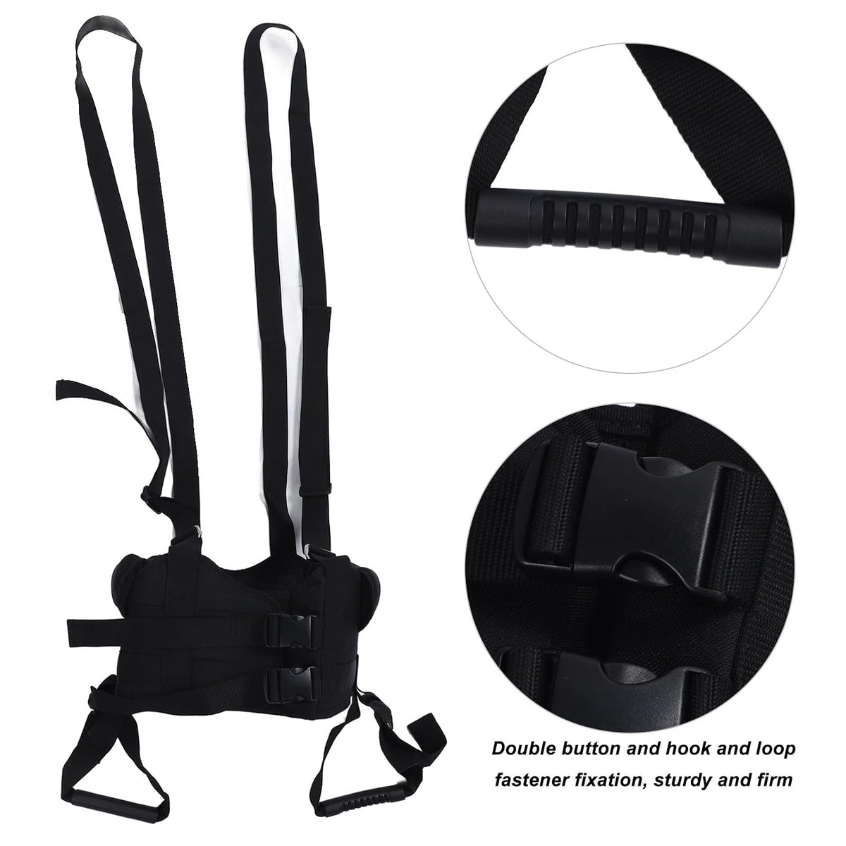 Selaqui Home Use Back Traction Stretcher Lumbar Belt, Spinal Decompression, Spinal Decompression Harness Back, for Muscle Spasms, Lumbar Disc Herniation