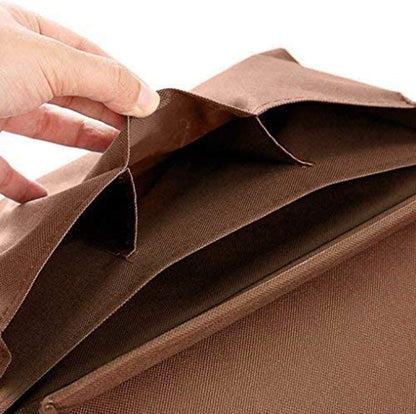 Sofa Armrest Organizer, Couch TV Remote Storage Organizer with Pockets for Recliner Armchair Snacks Glasses Smartphone Magazines Pouch (Black)