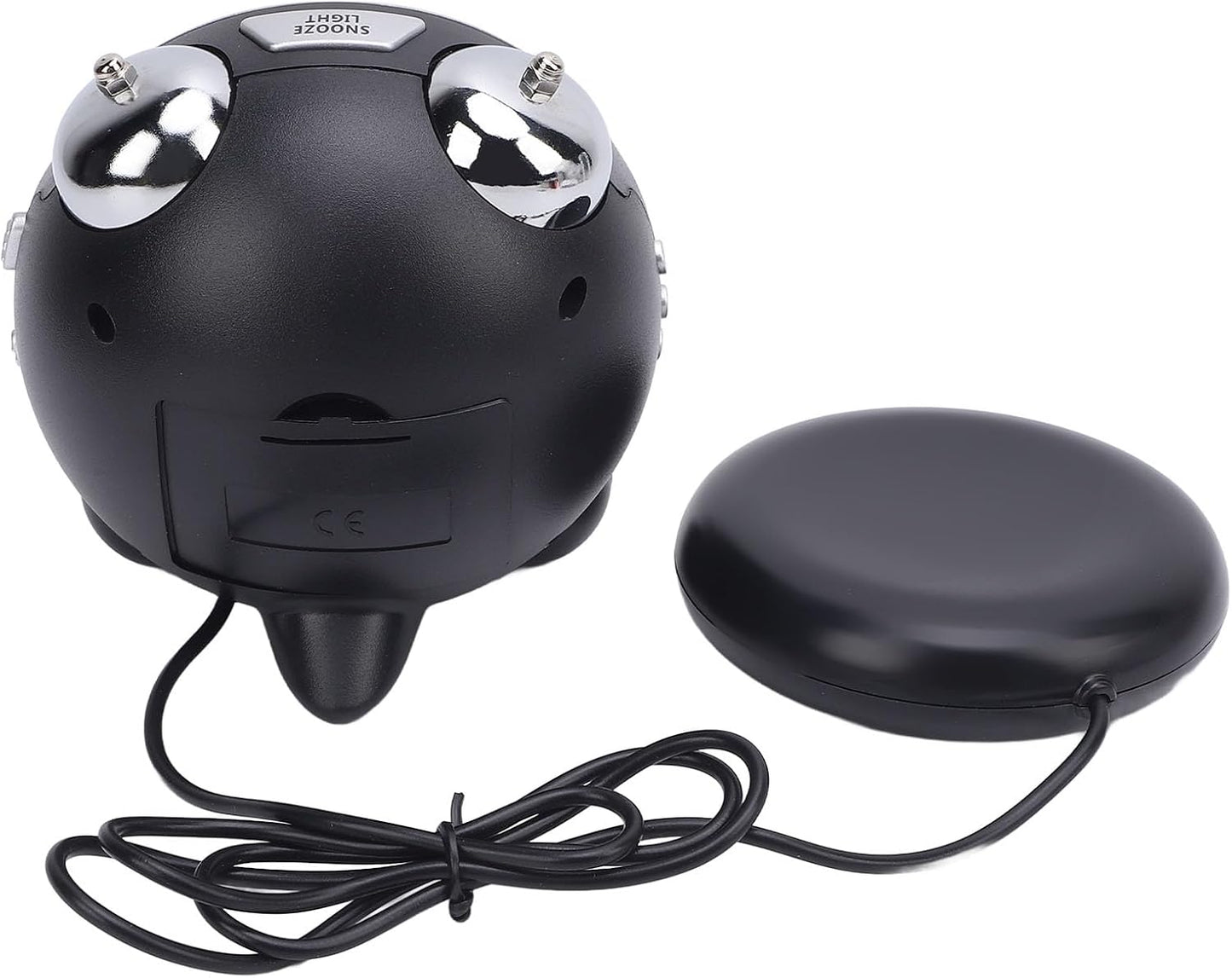 Pongnas Vibrating Alarm Clock for Sleepers with Bed Shaker LED Display Volume Brightness Sound Strong Vibration Alarm