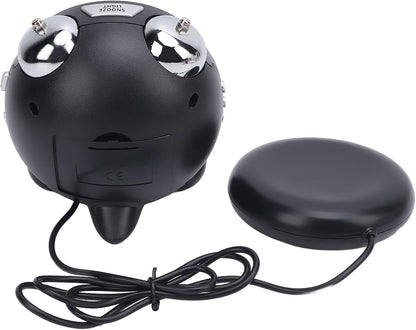 Pongnas Vibrating Alarm Clock for Sleepers with Bed Shaker LED Display Volume Brightness Sound Strong Vibration Alarm