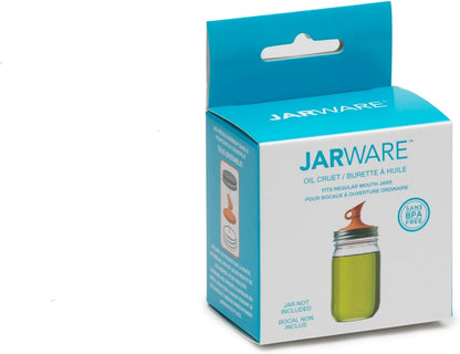 Jarware Herb Saver Lid for Wide Mouth Mason Jars, Green
