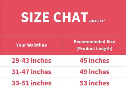 CUEHEAT Heated Waist Belt with Vibration - Cordless Lower Back Heating Pad