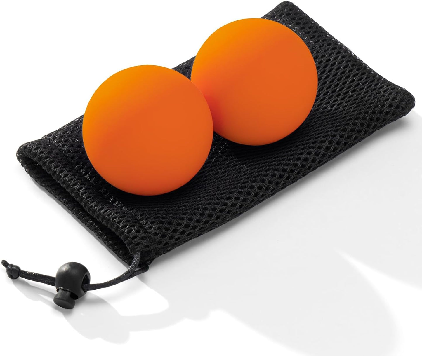 SUBCULTUREPICK Massage Lacrosse Balls for Myofascial Release,Yoga Deep Tissue Massage,Trigger Point Therapy and Foot Plantar Fasciitis,Muscle Soreness Massager Ball (2 Packs) (Black)