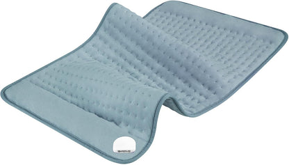 Heating Pad for Period Cramps, Heating Pad for Back/Neck/Shoulder Muscle Pain, 6 Heating&4 Timer Setting, Auto Shut Off, Dry/Moist Heat & Machine Washable, Gray Birthday Christmas Gifts for Women Mom
