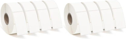 ESSENTIAL 500 Dissolvable Food Labels, 1 x 2 Inch Blank White