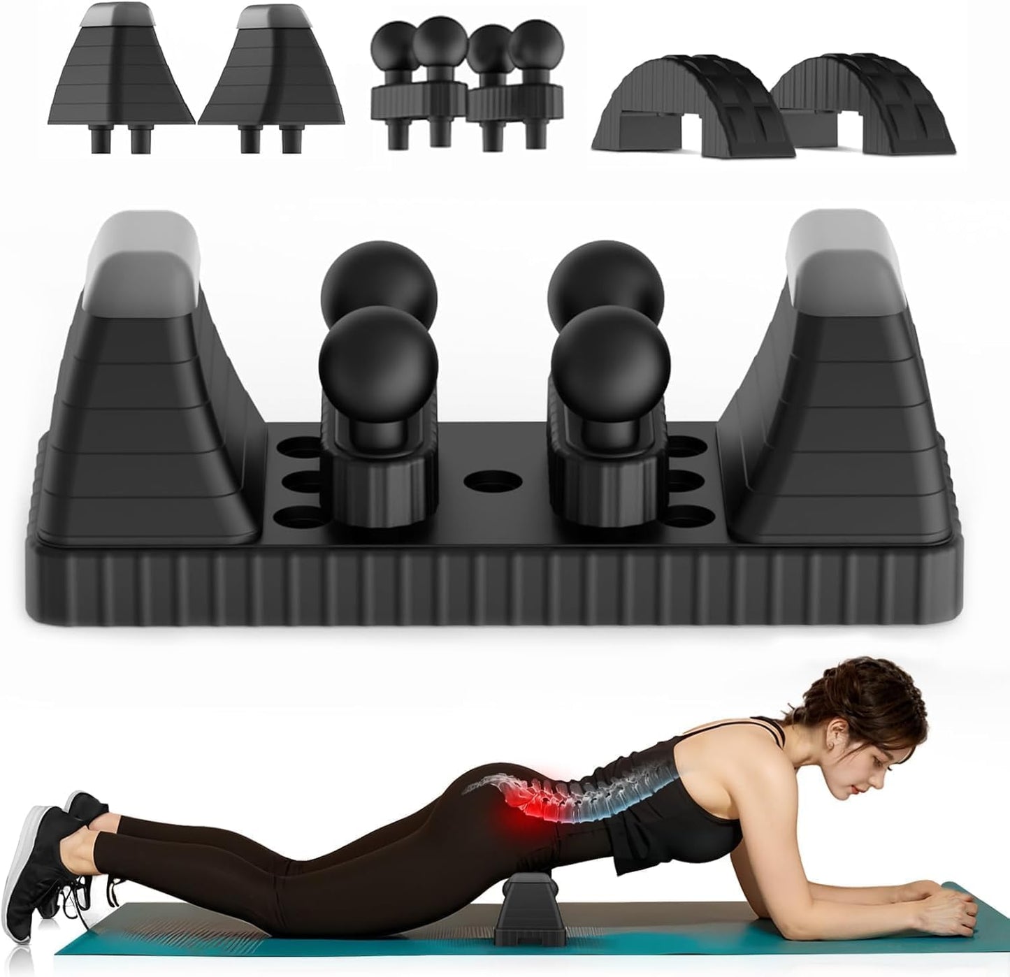 Psoas Release Tool Fully Adjustable Hip Flexor Release Tool for QL, Psoas, Back, Hamstring, Glute, Iliacus, and Neck Pain and Deep Tissue Relief - Trigger Point and Myofascial Release Tool