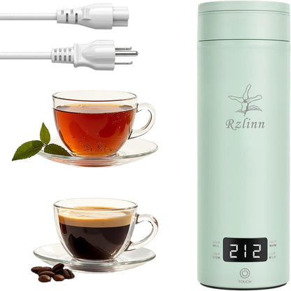 Portable Electric Kettle （120V）, Travel Tea Kettle, 316 Stainless Steel Premium Liner, 4-speed Temperature Adjustment with Auto Shut-off and Boil-Off Protection black